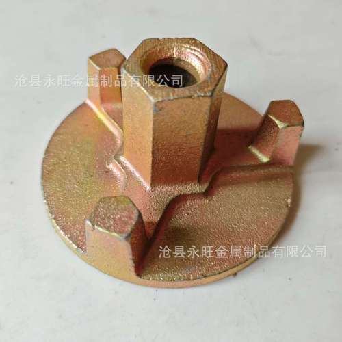 跨境 球墨铸铁三爪圆盘螺母 建筑脚手架配件 源头工厂 抗拉力强旋